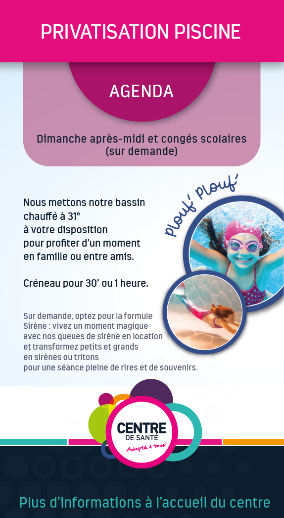 Flyers privatisation de la piscine